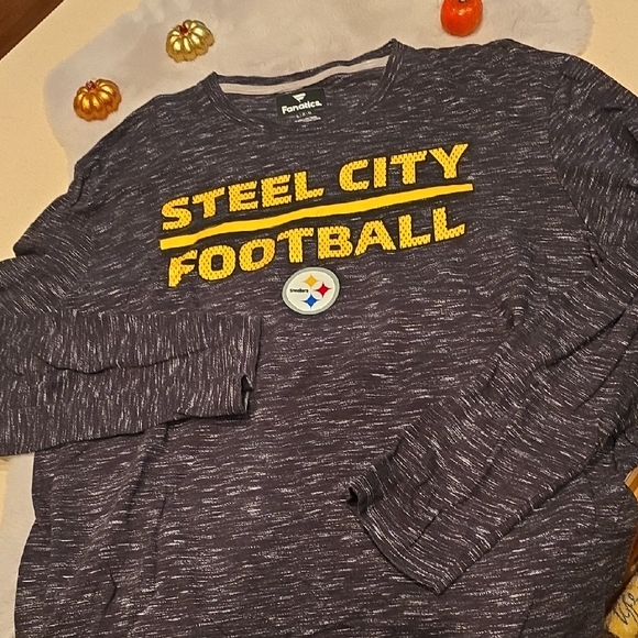 Fanatics Other - NFL Mens Fanatics Steel City Football Long Sleeve Shirt - Black and Yellow
